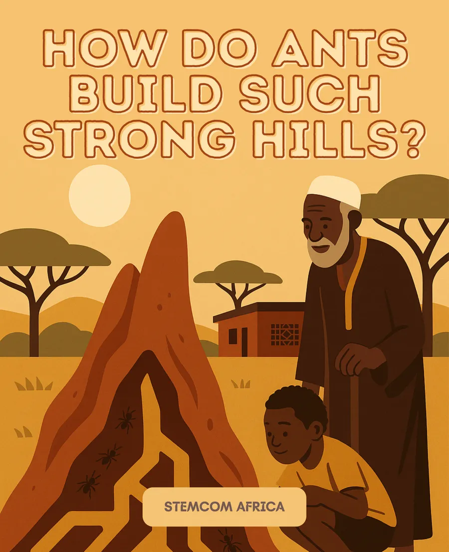 How Do Ants Build Such Strong Hills?