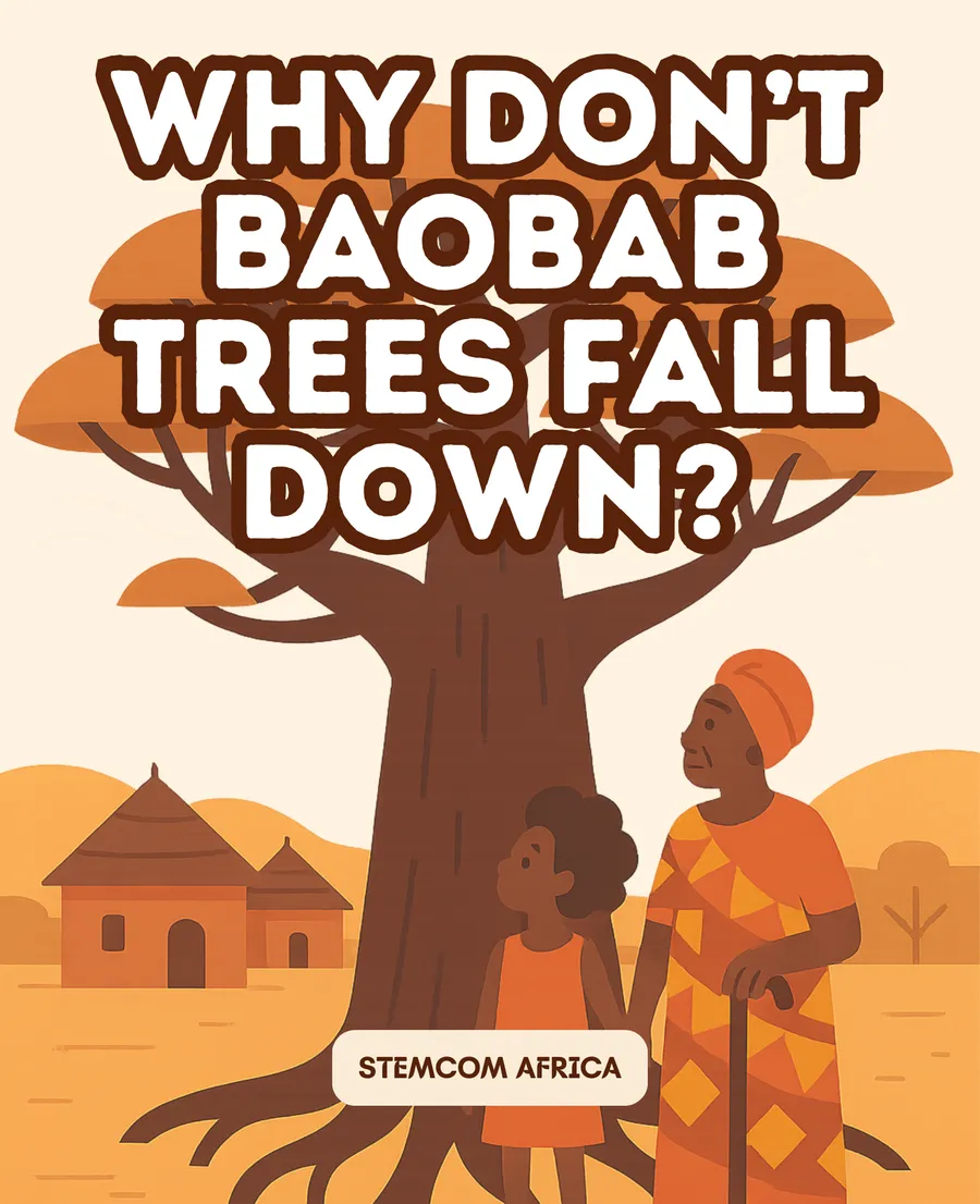 Why Don't Baobab Trees Fall Down?